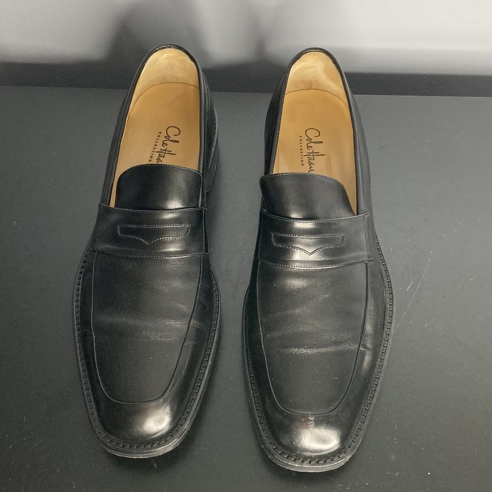Black Leather Cole Haan Dress Shoes Size 10